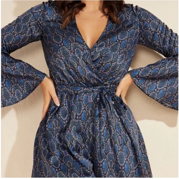 Guess by Marciano Python print romper - Picture 1 of 16